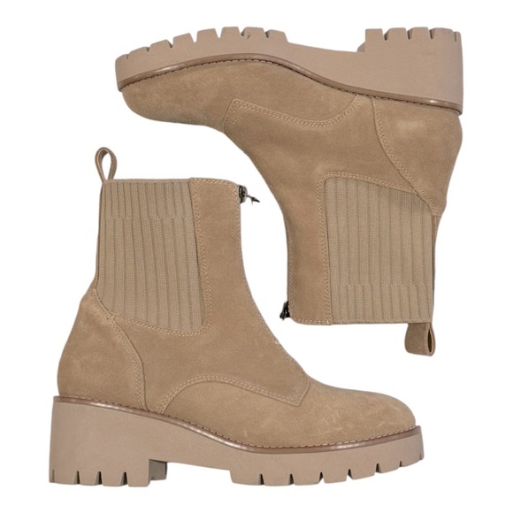 BLONDO Demaria Waterproof Sand Suede Size 8.5 NEW - Picture 5 of 7